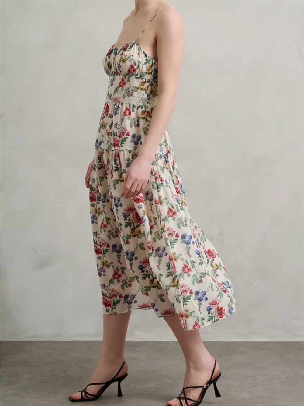 Doen Benoit Dress in Ivory Wild Rose